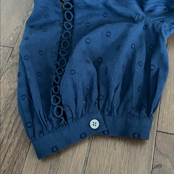 LOFT Swiss Dot Ruffle Dress - Picture 11 of 12